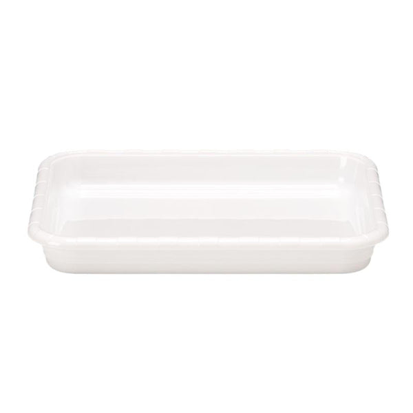 Zicco ZCP-557 Polikarbon Meze Kabı, 32.5x26.5x4.5 cm, Beyaz