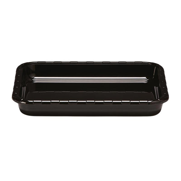 Zicco ZCP-557 Polikarbon Meze Kabı, 32.5x26.5x4.5 cm, Siyah
