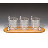 Zicco ZCP-576 Ahşap Altlı Polikarbon Sosluk Reçellik Baharatlık Standı, 0.75 L, 48x19 cm