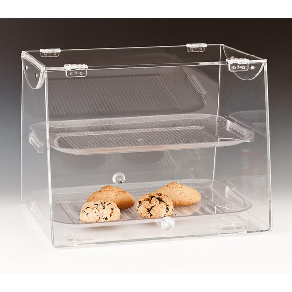 Zicco ZCP-106 Tepsili Çift Kapaklı Teşhir Standı, 40x36 cm