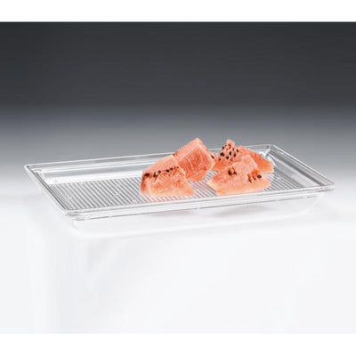 Zicco ZCP-467 Polikarbon Tepsil Akrilik Karpuz Teşhir Tepsisi, 55x35.5 cm, Şeffaf