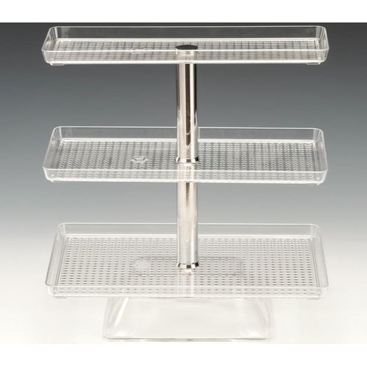 Zicco ZCP-548 Tepsili Polikarbon Teşhir Standı, 47, 5 cm, Şeffaf