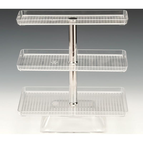 Zicco ZCP-548 Tepsili Polikarbon Teşhir Standı, 47, 5 cm, Şeffaf