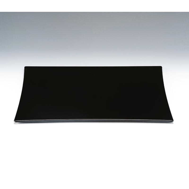 Zicco ZCP-623 Polikarbon Teşhir Tabağı, 25x25 cm, Siyah