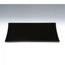 Zicco ZCP-623 Polikarbon Teşhir Tabağı, 25x25 cm, Siyah