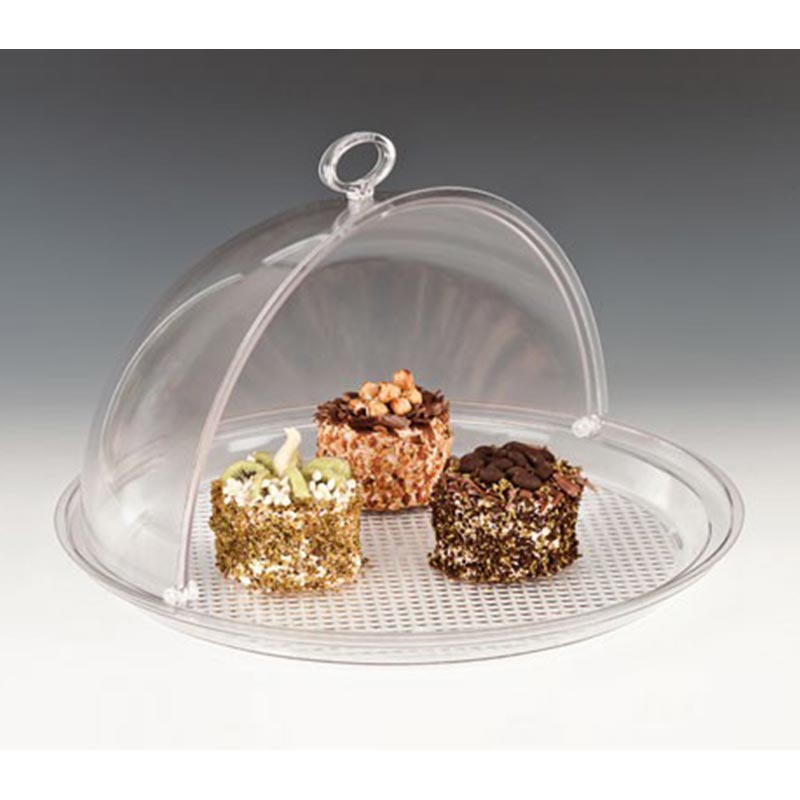 Zicco ZCP-183 Rolltop Kapaklı Polikarbon Yuvarlak Fanus, 40.5 cm