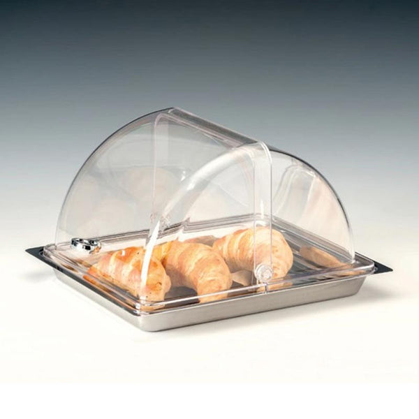 Zicco ZCP-714 Rolltop Kapaklı Polikarbon Muhafaza Kabı, GN 1/2, 30x36 cm