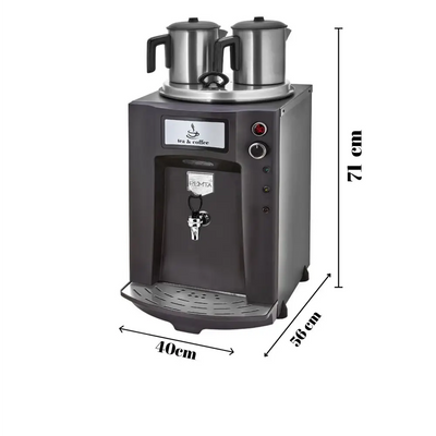 Premium Jumbo Tea Machine with 3 Teapots 40 lt