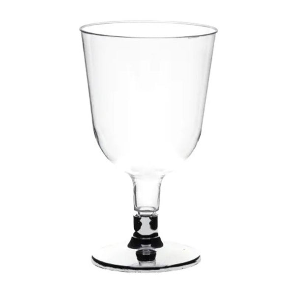 Rubikap Tek Kullanımlık Ayaklı Kadeh, 150 ml, Gümüş