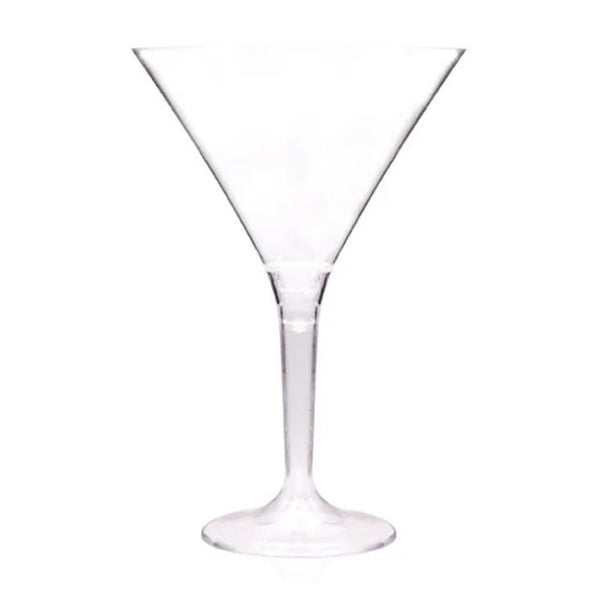 Rubikap Tek Kullanımlık Martini Bardağı, 180 ml, Şeffaf