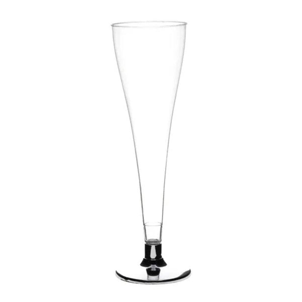 Rubikap Tek Kullanımlık Şampanya Bardağı, 120 ml, Gümüş
