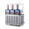 Samixir SLUSH36 Allure Triple Ice Slush Granita Milkshake ve Soğuk Meyve Suyu Dispenseri, 12+12+12 L, Inox