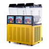 Samixir SLUSH36.Y Ice Slush Triple Milkshake Meyve Suyu Dispenseri, 12+12+12 L, Sarı