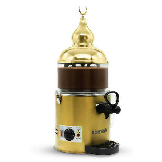 Samixir SC.05 Sıcak Çikolata ve Sahlep Makinesi, 5 L, Gold