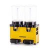 Samixir SS20 Twin Panaromik Fıskiyeli Soğuk İçecek Dispenseri, 10 L+10 L, Sarı