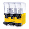 Samixir 60.MMMY Triple Klasik Karıştırıcılı Soğuk İçecek Dispenseri, 20+20+20 L, Sarı