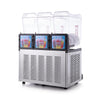 Samixir SLUSH36 Triple Ice Slush Granita Milkshake ve Soğuk Meyve Suyu Dispenseri, 12+12+12 L, Inox