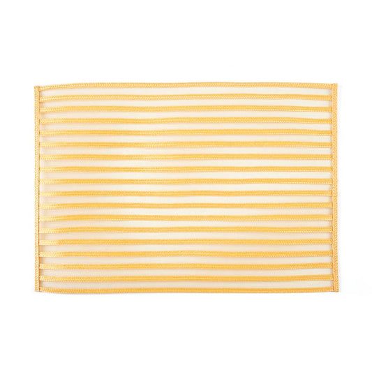Zicco P-25 Plastik Örgülü Amerikan Servis, 30x45 cm, Sarı