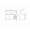 Iceinox Servis Buzdolabı - 2 Kapılı - Camlı STS-G 330