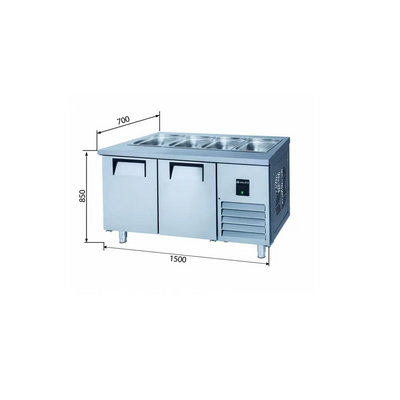 Iceinox Servis Buzdolabı - 2 Kapılı - STS 330 CR