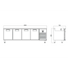 Iceinox Servis Buzdolabı - 4 Kapılı - STS 650
