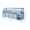 Iceinox Servis Buzdolabı - 4 Kapılı - STS-650 CR