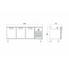 Iceinox Servis Buzdolapları - 3 Kapılı - STS 515 CR