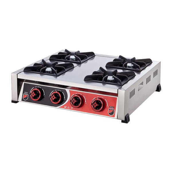 SilverInox 2907 4 Gözlü Set Üstü Mini Ocak, Doğalgazlı
