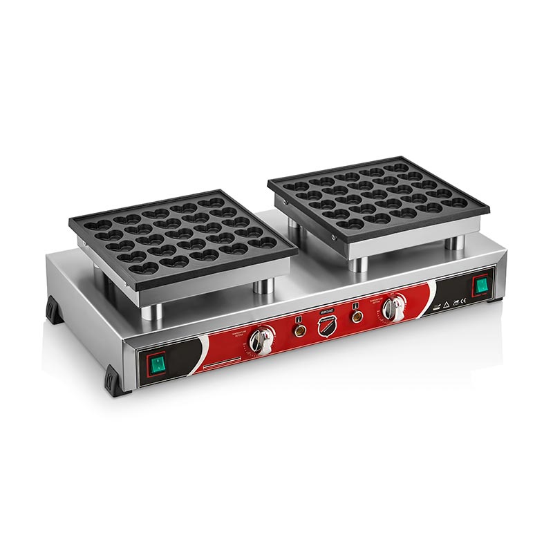 SilverInox B23 Kalpli Bubble Waffle Makinesi, Çiftli, Elektrikli