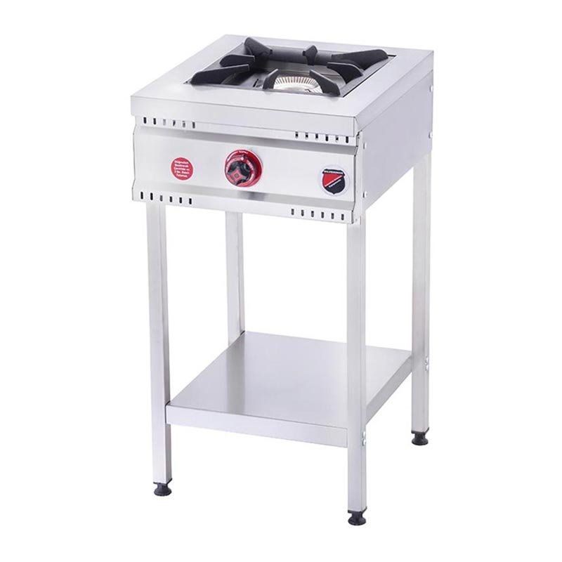 SilverInox TB-1G Taban Raflı Midi Ocak, 50x60x85 cm, LPG'li