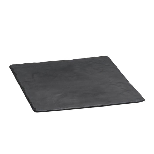 Zicco K-9500 Taş Model Melamin Teşhir Tabağı, 26x32 cm, Siyah