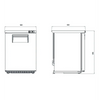 Iceinox Tezgah Altı Mini Buzdolabı-OTS 140 NCR UG