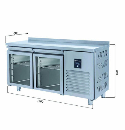 Counter Type GN Refrigerators - 2 Glass Doors CTS 330 -UG