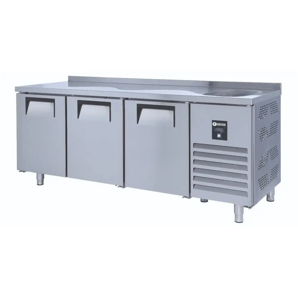 Iceinox CTS 440 S Tezgah Tipi Evyeli Buzdolabı 3 Kapılı