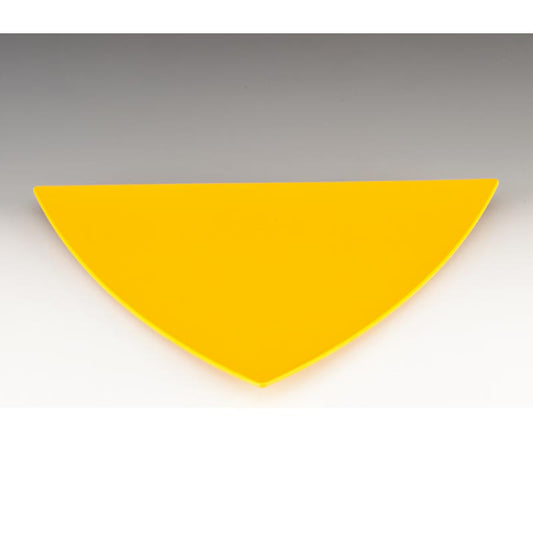 Zicco K-654 Melamin Üçgen Teşhir Tabağı, 47.5 cm, Sarı