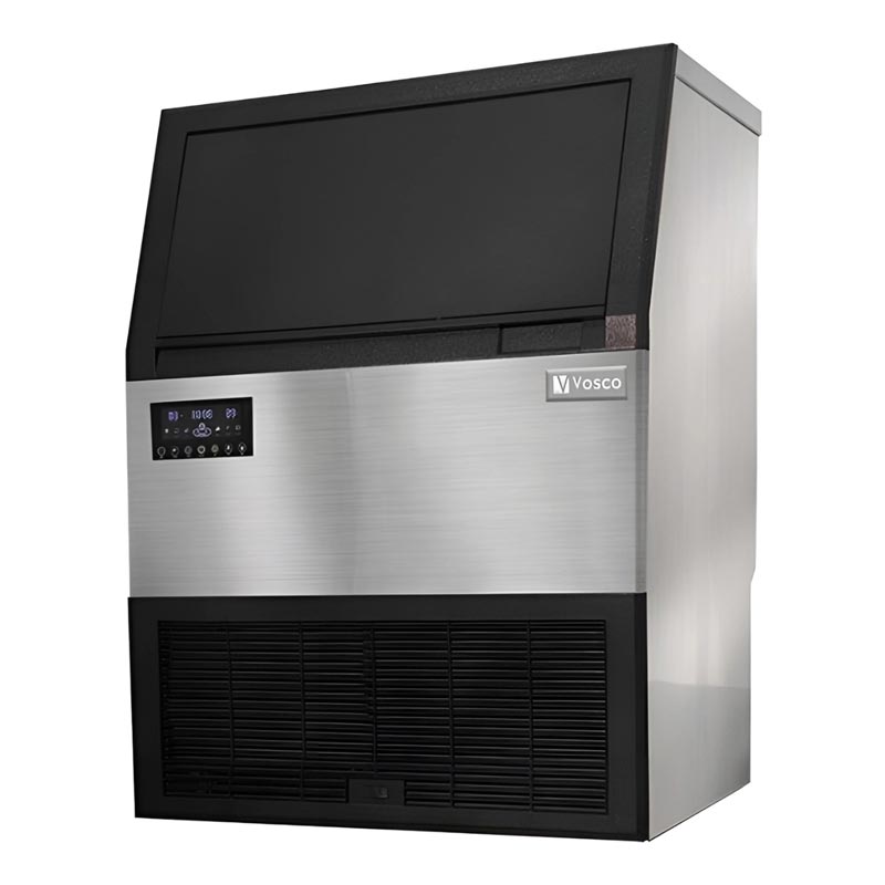 Vosco VSCB-100C Aura Seri Hazneli Küp Buz Makinesi, 100 kg/gün Kapasiteli