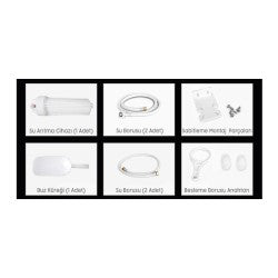 Vosco VSCB-150C Aura Seri Hazneli Küp Buz Makinesi, 150 kg/gün Kapasiteli