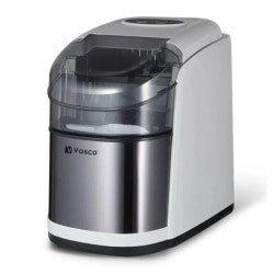 Vosco VSCB-12B Hazneli Ev Tipi Parmak Buz Makinesi, 12 kg/gün Kapasiteli, Gri