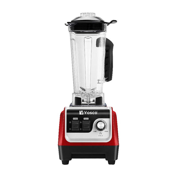 Vosco HS-206 Manuel Buz Kırıcı Bar Blender, 2 L, 2000 W, Kırmızı
