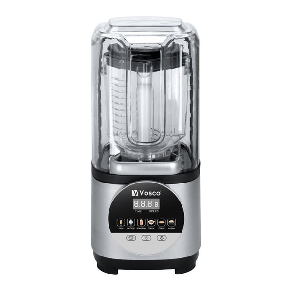 Vosco VHS-211E Pro Silent Gürültü Önleyici Kapaklı Dijital Bar Blender, 2 L, 1600 W, Beyaz