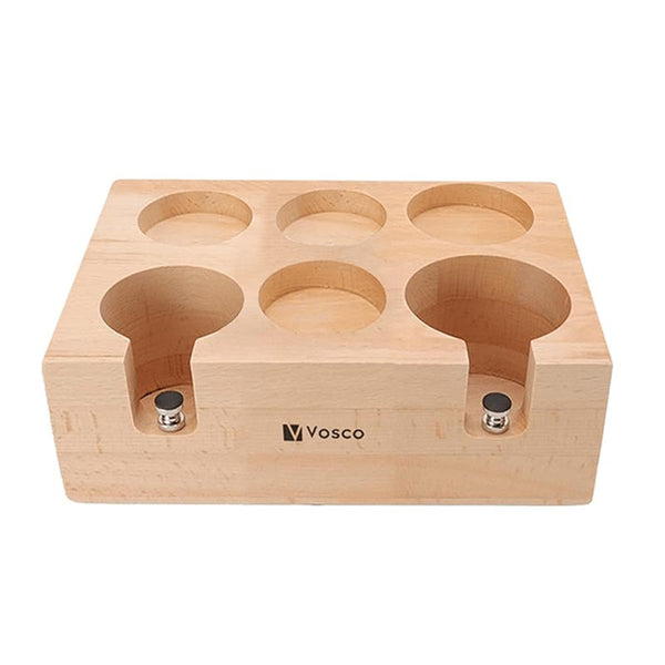 Vosco VSC-MT6 6 Gözlü Ahşap Tamper Standı