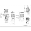 WASTE KING 1001 1/2Hp 3 Yıl Garanti