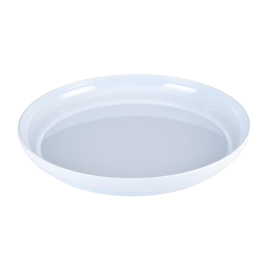 Zicco K-5347 Yuvarlak Melamin Teşhir Tabağı, 39x5 cm, Beyaz