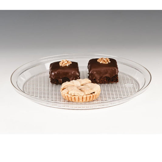 Zicco ZCP-169 Polikarbon Yuvarlak Teşhir Tepsisi, 34 cm