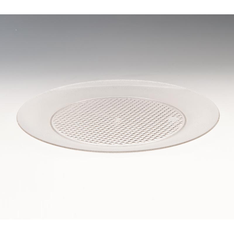Zicco ZCP-171 Polikarbon Yuvarlak Teşhir Tepsisi, 38 cm, Şeffaf