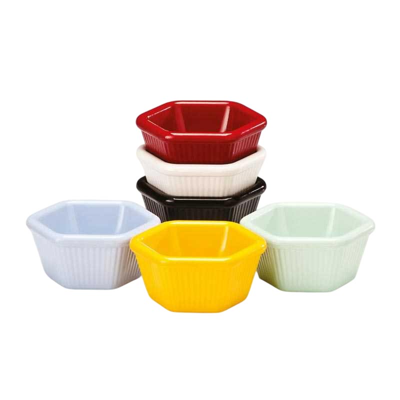 Zicco K-4006 Mini Altıgen Sosluk Reçellik, 7x3 cm, Sarı