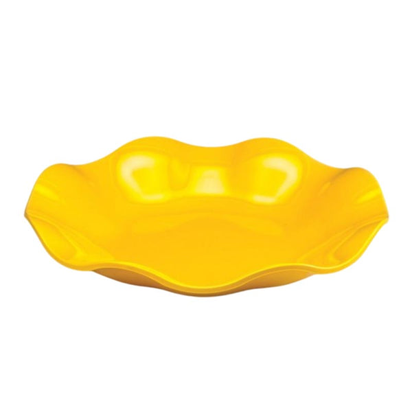 Zicco K-1403 Melamin Papatya Teşhir Tabağı, 45x7 cm, Sarı
