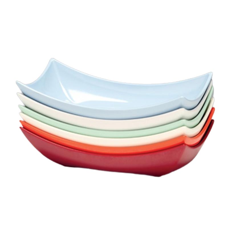 Zicco K-1523 Melamin Teşhir Tabağı, 14.5x28 cm, Mavi