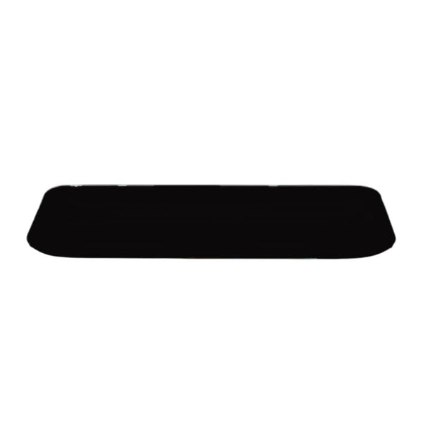 Zicco K-2028 Melamin Dikdörtgen Teşhir Tabağı, 21x51x4 cm, Siyah