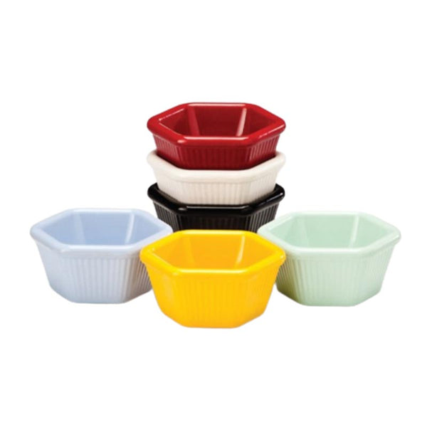 Zicco K-4006 Altıgen Mini Sosluk Reçellik, 7x3 cm, Mavi